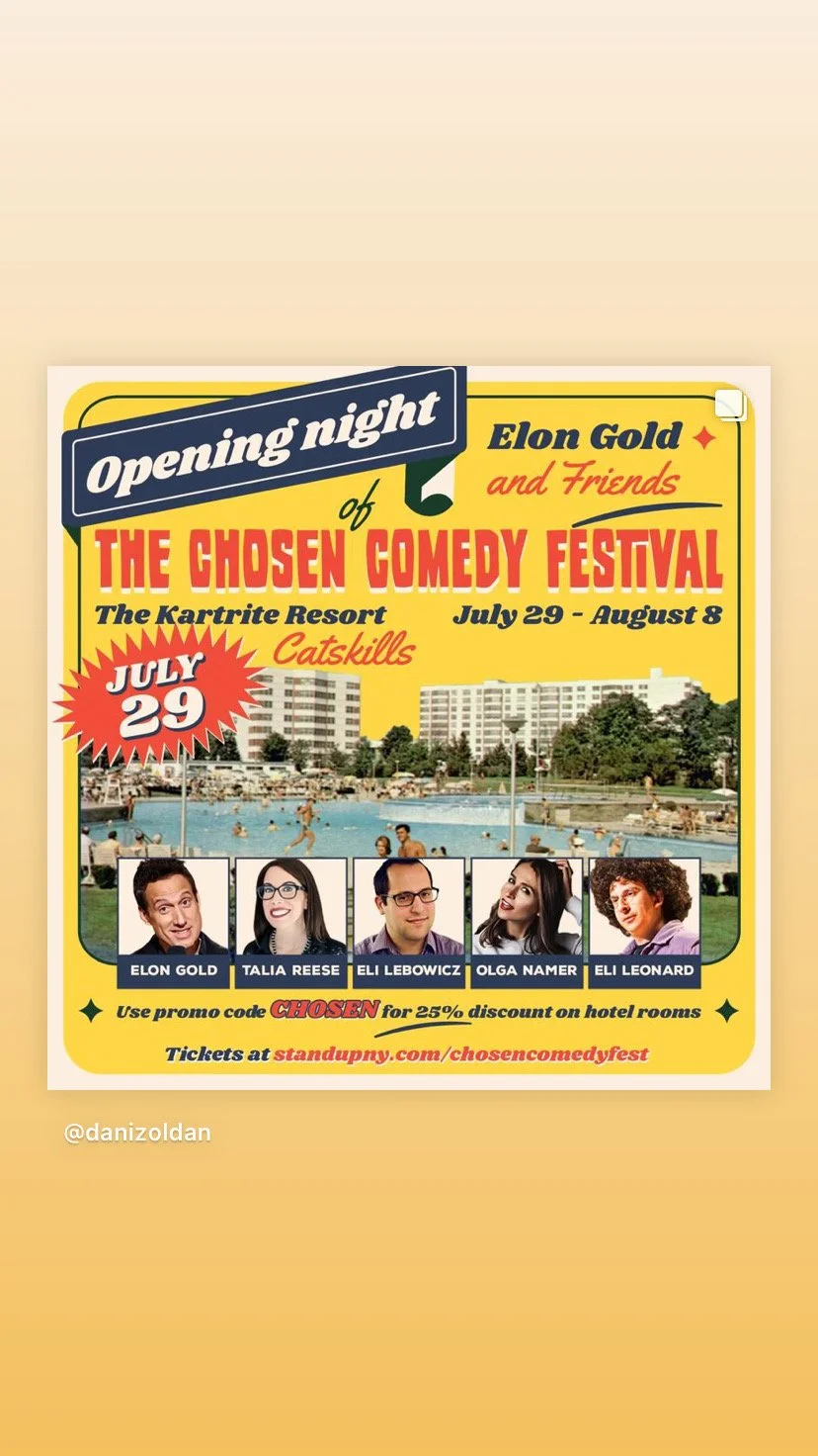 Chosen Comedy Festival (Shabbos Nachamu)